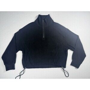 Varley Collett Half Zip Midlayer Black Women’s Medium